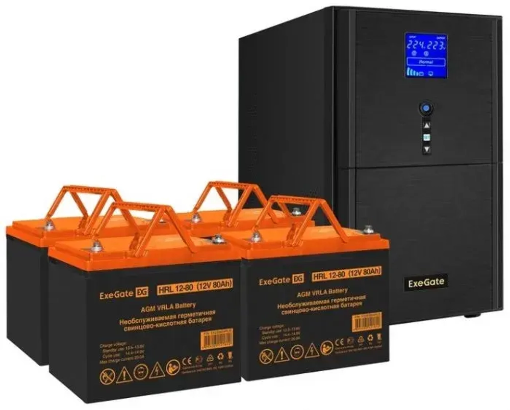 Комплект Exegate SZ-5000.LCD.AVR.2SH.1C13.T.RJ.USB