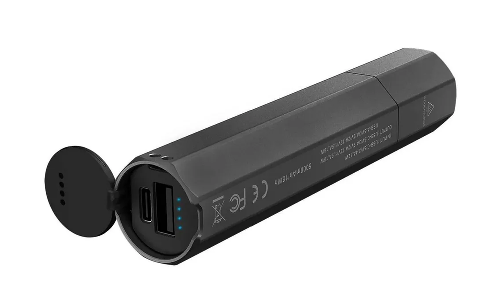 Фонарь Fenix E-CP, с функцией повербанк, USB-зарядкой, водонепроницаемый, дальность освещения 222м