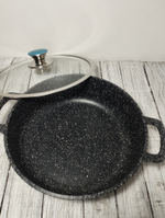 Жаровня 24см АП стекл/кр Гранит ж2411аг