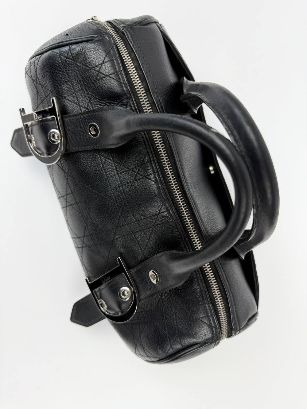 Сумка Christian Dior Cannage D-Buckle Bowling Bag