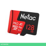 Карта памяти Netac MicroSD P500 Extreme Pro 128GB (NT02P500PRO-128G-S)
