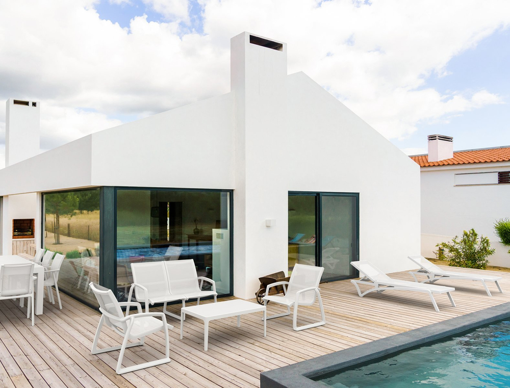 Стол пластиковый раздвижной Siesta Contract Vegas Table Medium, белый, 1800-2200х1000х750 мм