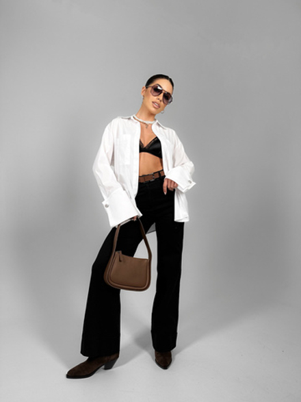 Джинсы с отворотами