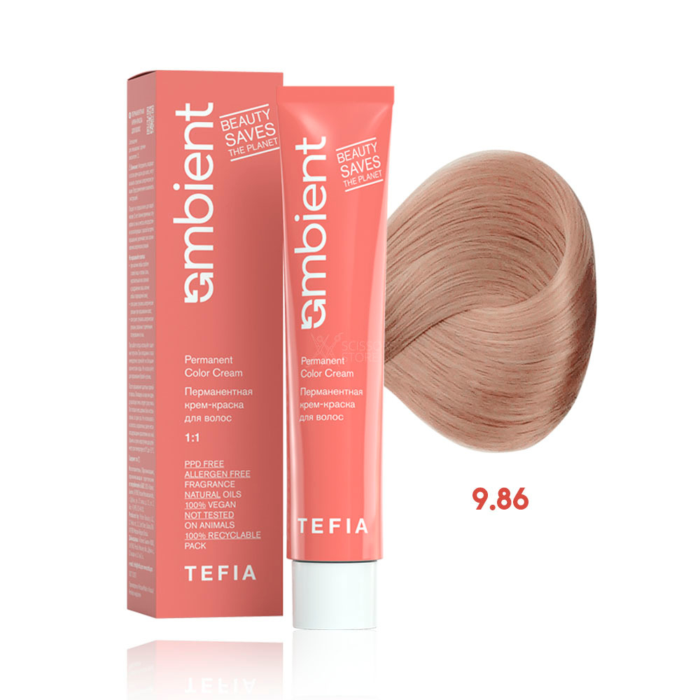 Перманентная крем-краска для волос Ambient, 60 мл