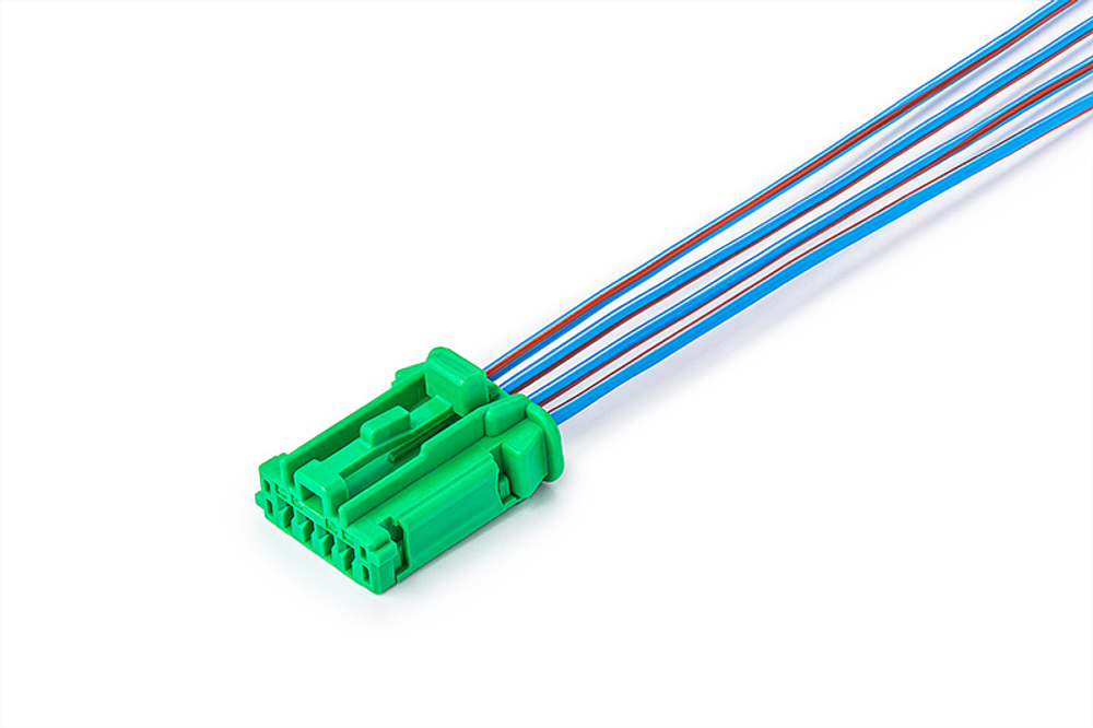 Разъем 988171045 (4pin) 4 контакта к датчику педали тормоза (нового образца) для Lada (ВАЗ); замку багажника для Nissan, Renault; плафону освещения салона для Lada (ВАЗ), Nissan, Renault.