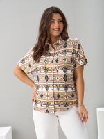 Блузка БЛв-182/ромб-цепи