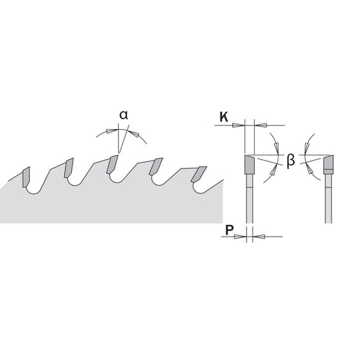Диск пильный 250x30x3,2/2,2 ATB Z=40 285.040.10M