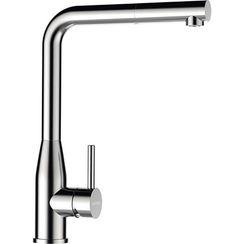 Смеситель SCHOCK Keto-D, выдвижной излив массив нерж.сталь