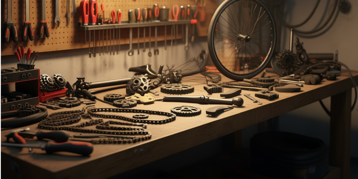 Ремонт и обслуживание велосипедов и самокатов. 