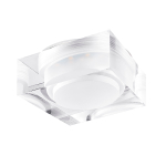070242 Светильник ARTICO QUA LED 5W 400LM ХРОМ/ПРОЗРАЧНЫЙ/МАТОВЫЙ 3000K