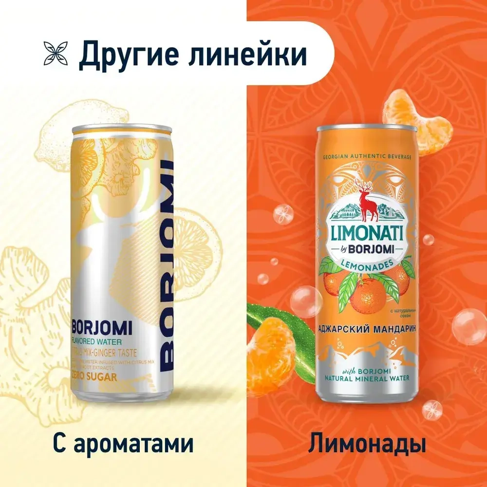 Вода минеральная Borjomi природная лечебно-столовая, 1,25 л