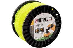 Леска FLEX CORD витой квадрат 2 мм, 357 м, на DIN катушке для триммера Denzel 96297