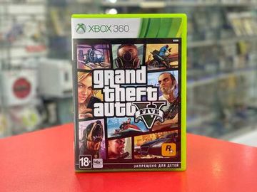 Xbox 360 GTA 5 / Grand Theft Auto 5 Б/У (Русские субтитры)