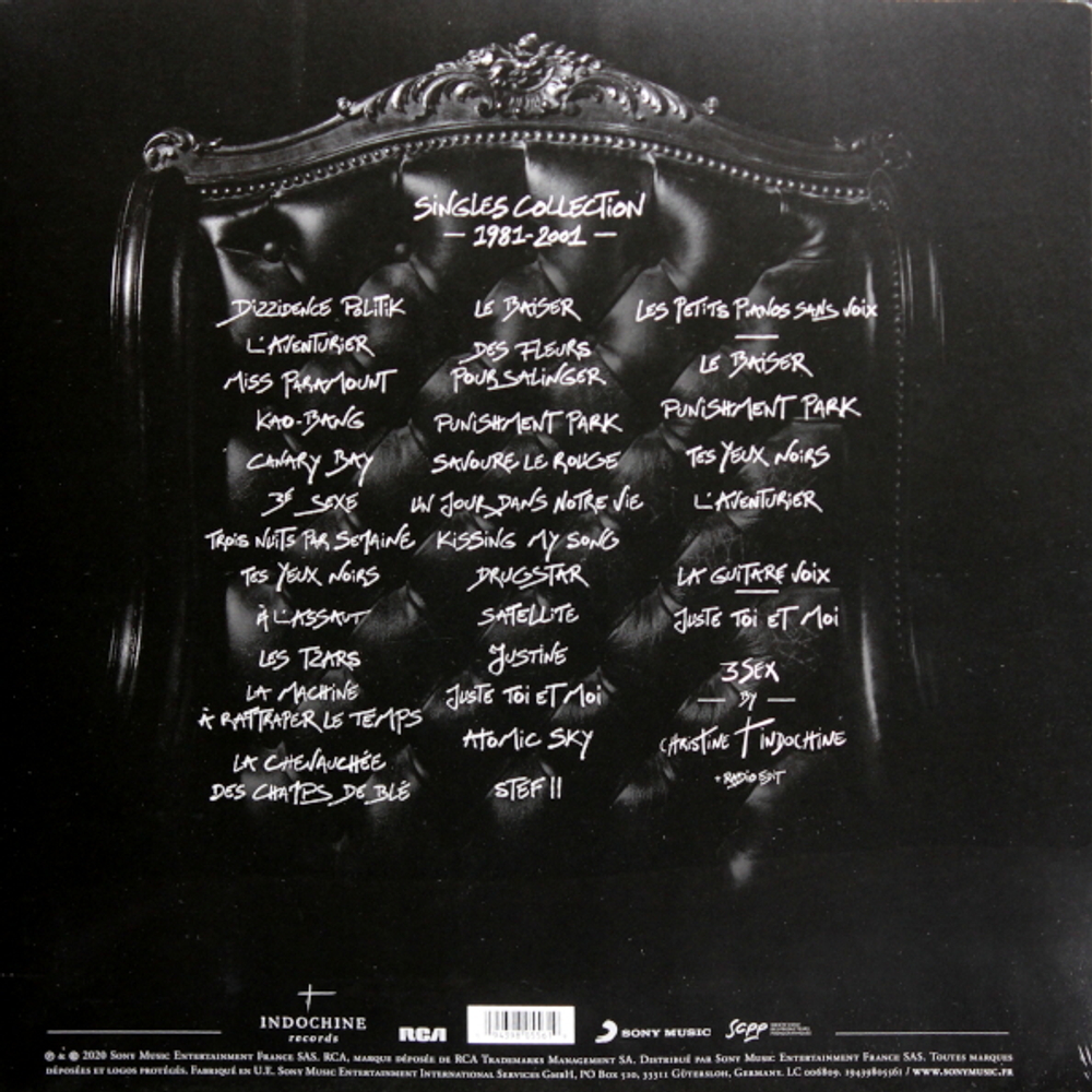 Indochine / Singles Collection (1981-2001)(4LP)