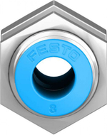 Муфта цанговая для панельного монтажа прямая Festo QSS-8-F