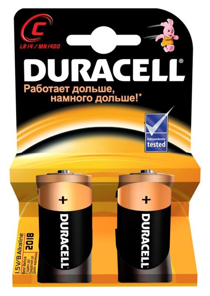 Duracell LR14-2BL (блистер) 2шт Батарея