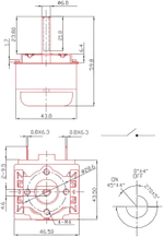 Таймер электромеханический DKJ/1-120 120 минут