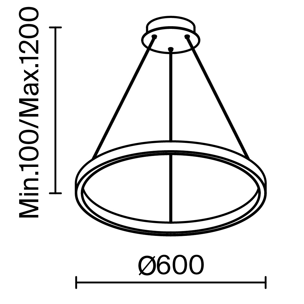 Подвесной светильник Maytoni MOD058PL-L32BK