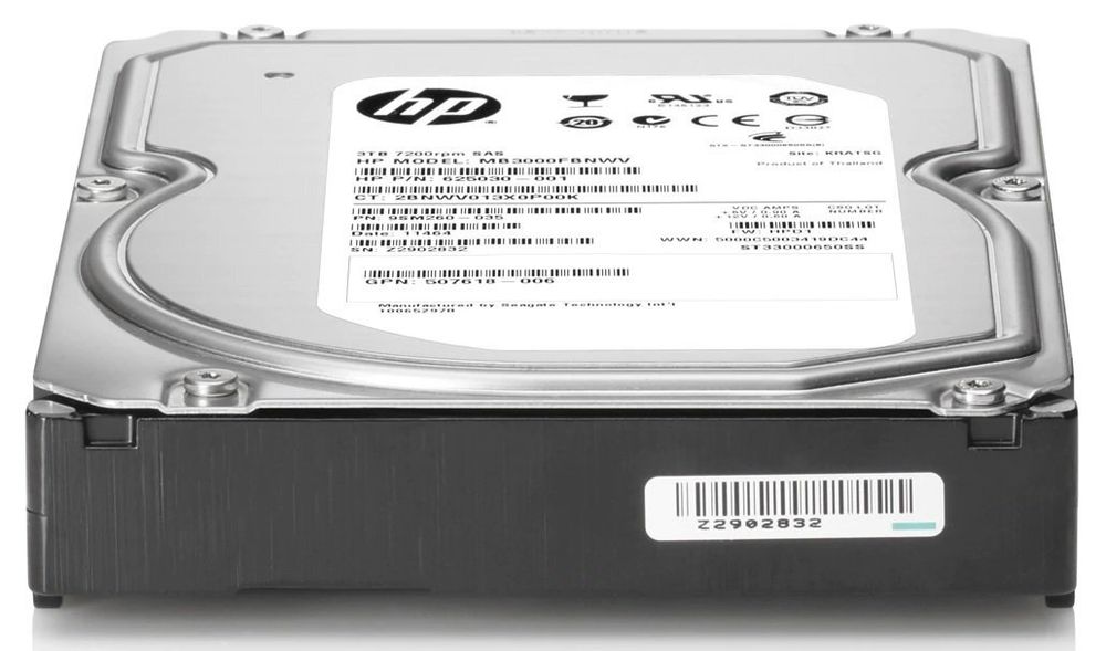 Жесткий диск HPE 1TB SATA 6G Entry 7.2K LFF RW 1-year Warranty HDD, 843266-B21