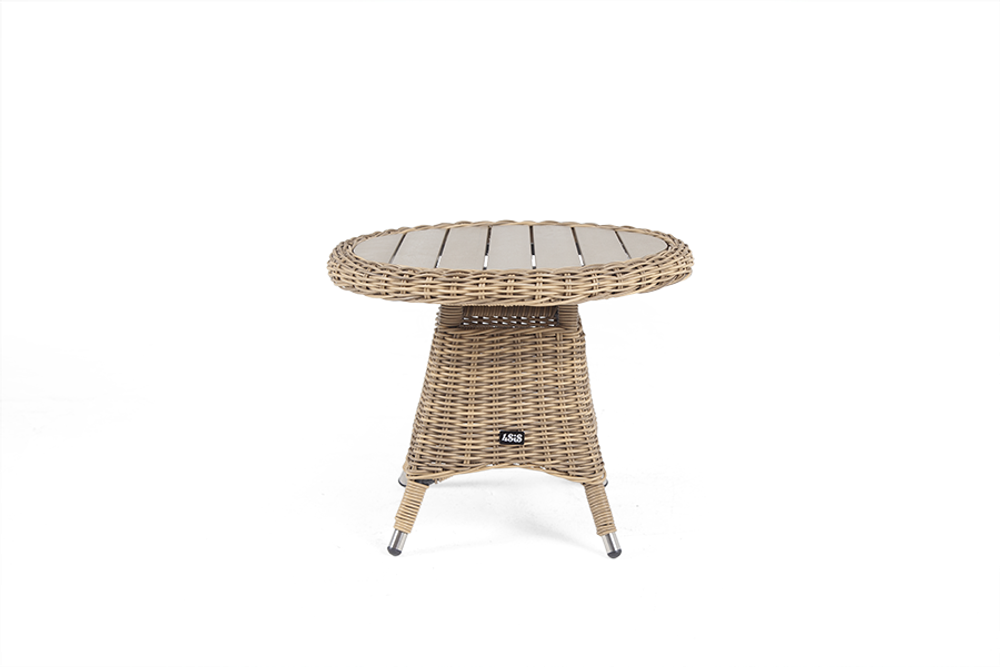 "Равенна" кофейный стол из искусственного ротанга, цвет соломенный