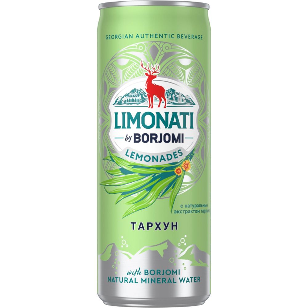 Напиток Боржоми тархун ж/б 0.33л