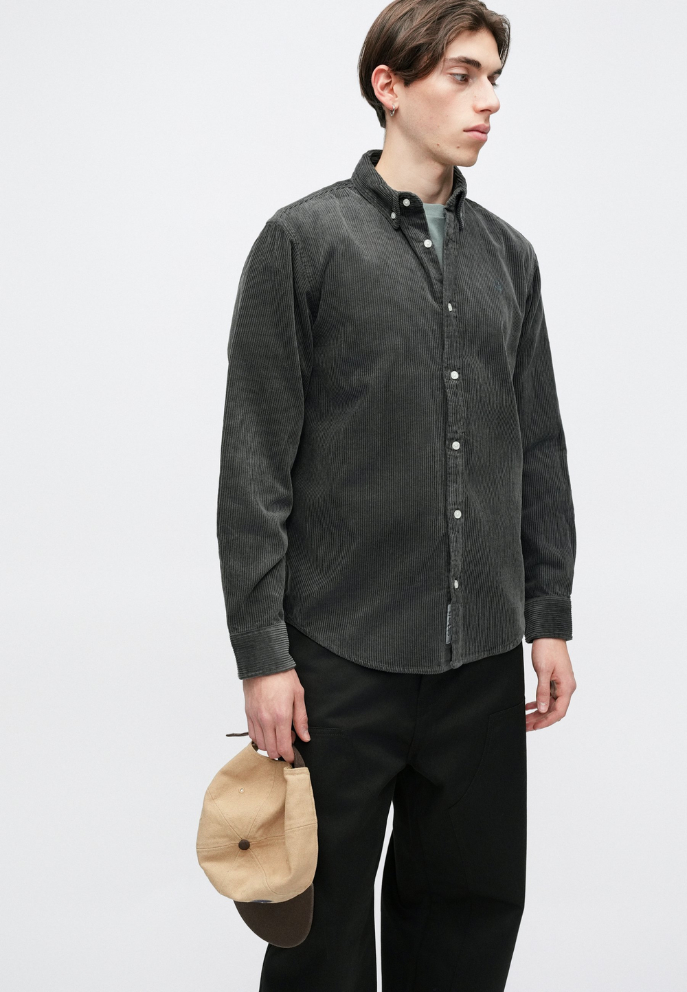 Carhartt WIP MADISON - Рубашка - Серый