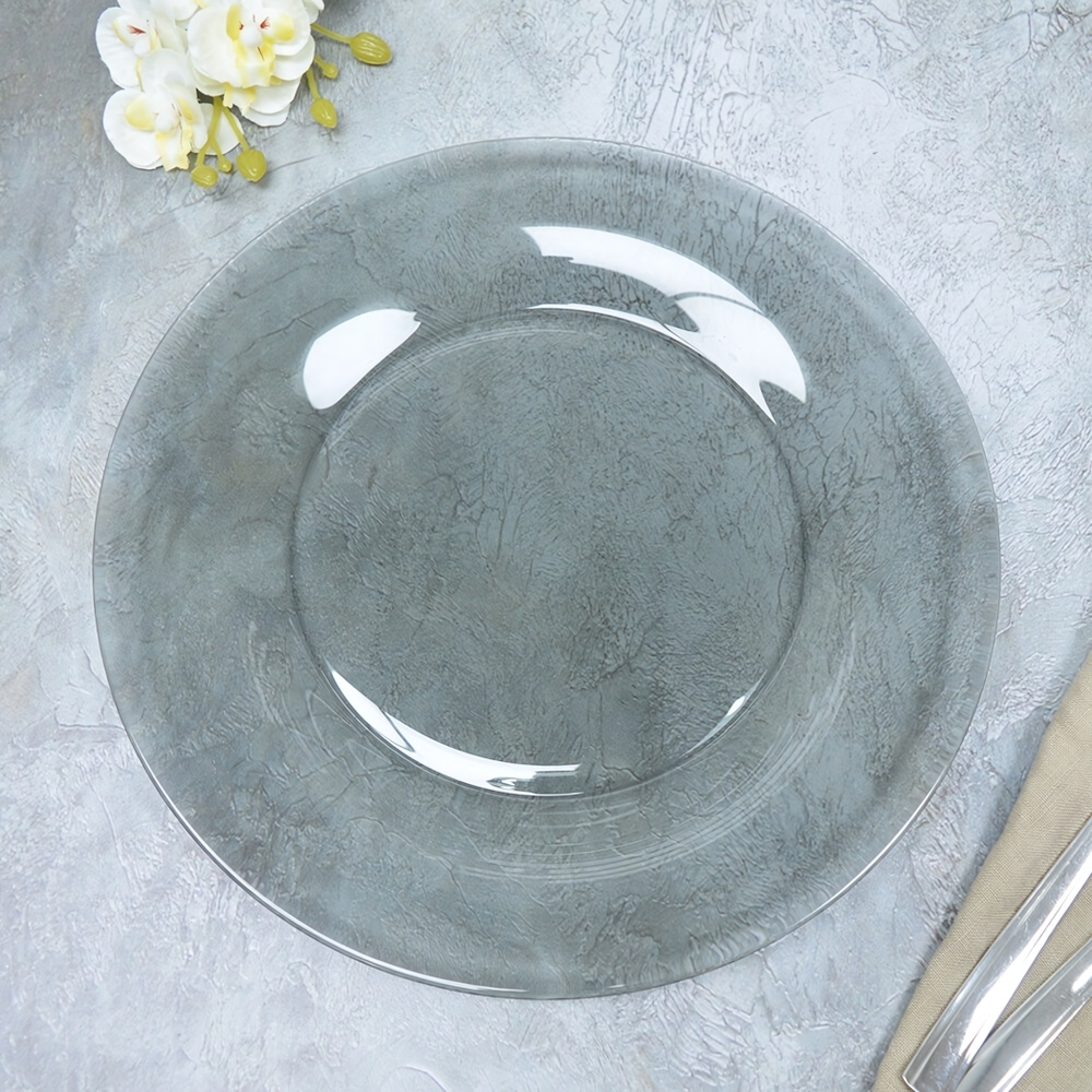 Тарелка обеденная 25см "Симпатия" графит