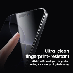 Стекло из закаленного стекла от Nillkin для iPhone 16 Pro Max, серия CP+PRO Anti-Explosion Glass Screen Protector 0.33mm, 2.5D (в комплекте ванночка для установки)