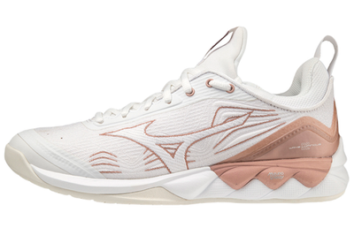 Женские Кроссовки теннисные Mizuno Wave Luminous 2 - white/rose/snow white