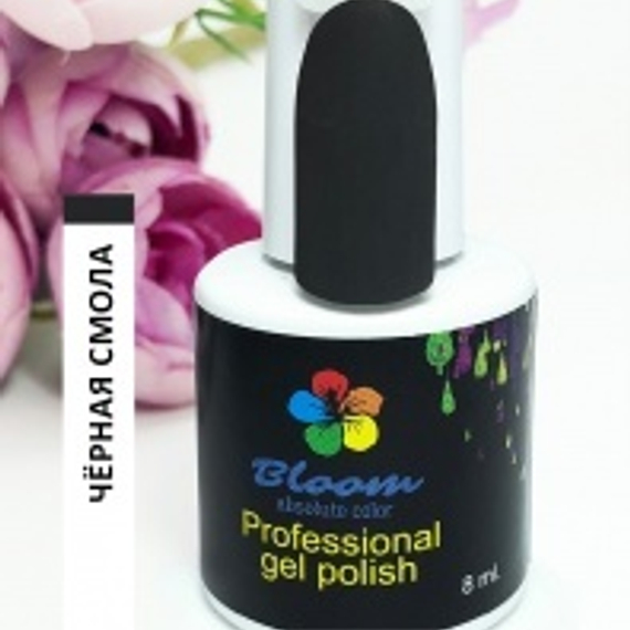 Гель-лак Bloom Черная смола 8 мл