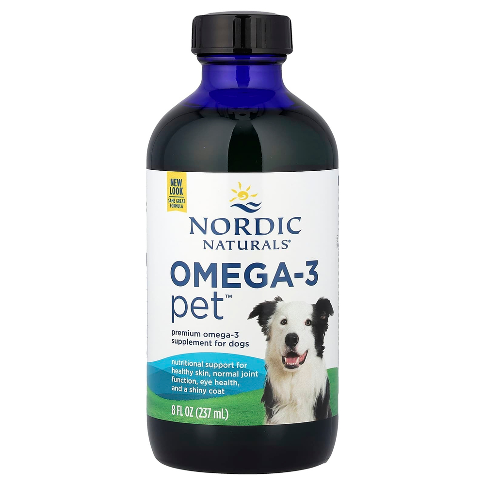 Nordic Naturals, Omega-3 Pet™, для собак, 237 мл (8 жидк. унций)