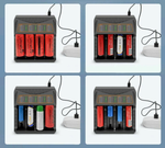 Зарядное уст-во для аккумуляторов 18650+ USB питание RoHS