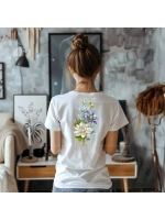 Термонаклейка на одежду, термопринт Веточка