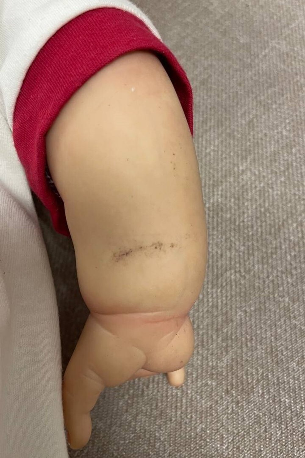 УЦЕНКА Кукла Реборн мягконабивная 60см в пакете (FA-601)