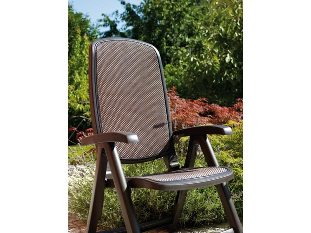 Кресло пластиковое складное, Nardi Delta, кофе