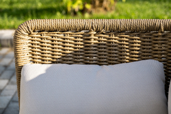 "Аликанте" лаунж-зона из искусственного ротанга, цвет соломенный