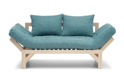 Диван кушетка Элиза, рогожка, изумрудный