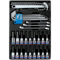 KING TONY (932-000MR) Набор инструментов в красной тележке, 173 предмета