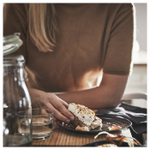 Тарелка IKEA NATBARB (НЭТБАРБ), Черный, 19 см