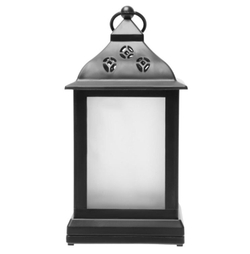 Фонарь со светодиодной гирляндой внутри на батарейке ULD-L1122-010-DTB-RGB-3D BLACK TM Uniel.