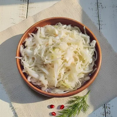 Фотография Капуста маринованная с винным уксусом / 500 гр купить в магазине Афлора