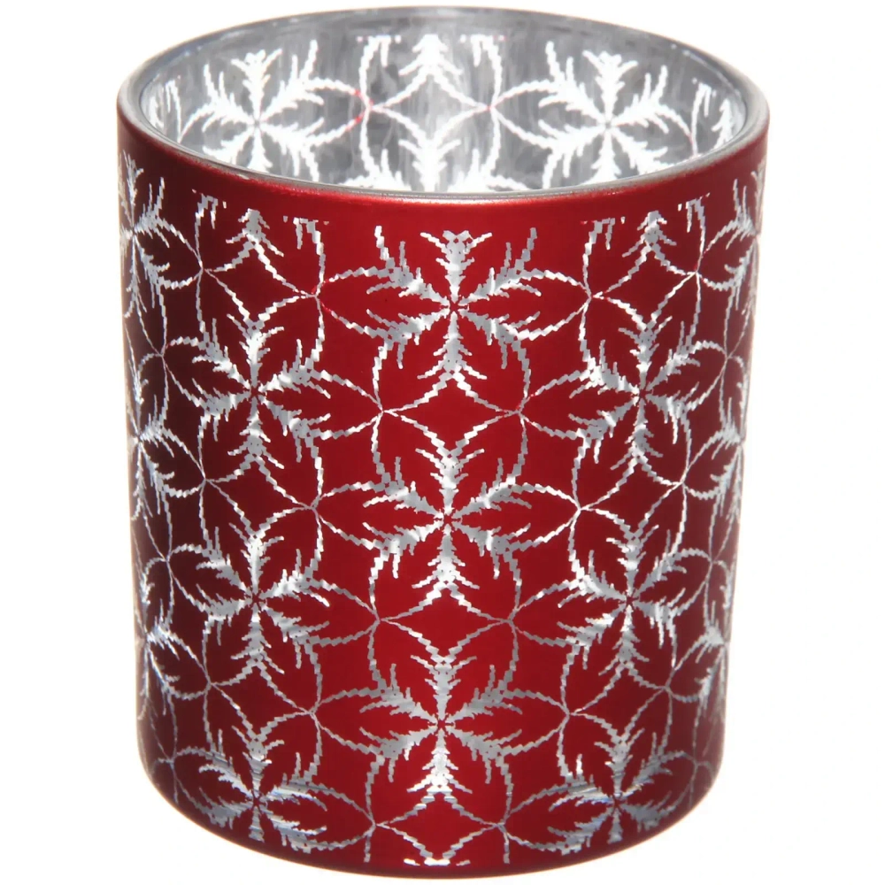 Подсвечник «Фантазия» 7*7,8 см, Красный