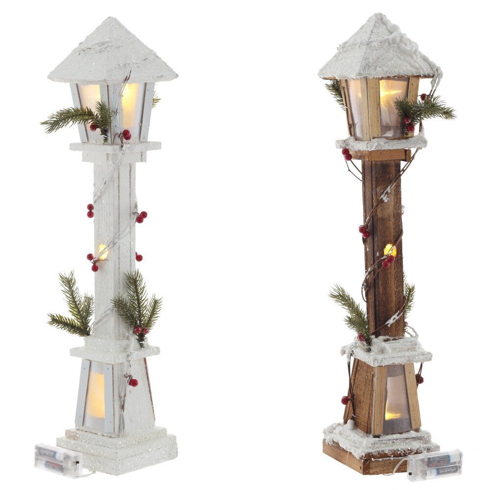 GAEM Изделие декоративное "Фонарь" c подсветкой (2хАА, н/п), L15 W18 H61 см, 2в.