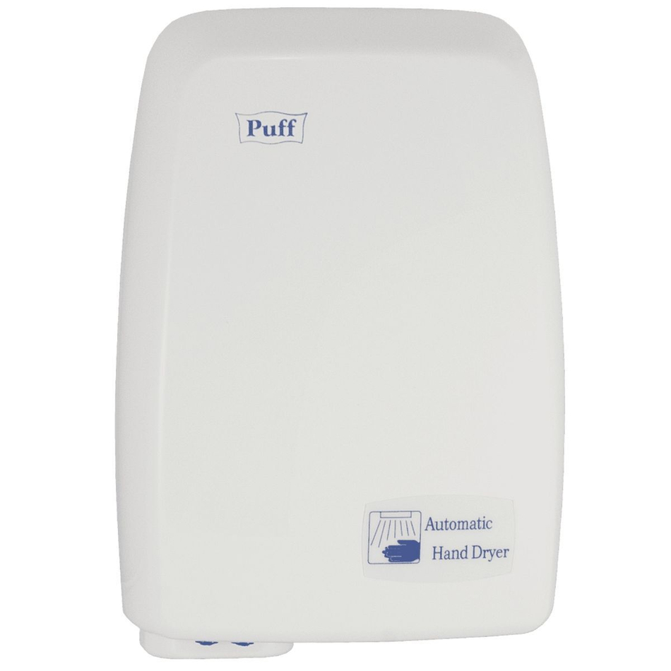 Электросушитель для рук Puff, 120, 1200 Вт, 19 х 12 х 26 см, бел, 1401.334