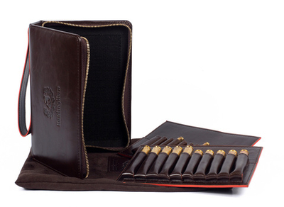 Пенал на 20 нарезных патронов, темно/коричневый