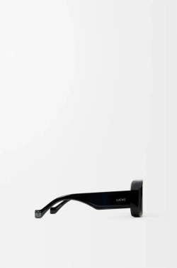 Loewe Солнцезащитные очки в форме маски, черный/серебряный