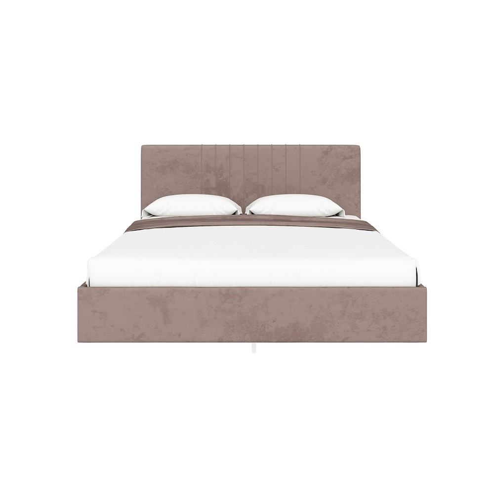 Кровать с латами Соло 160*200, Коричневый, бежевый