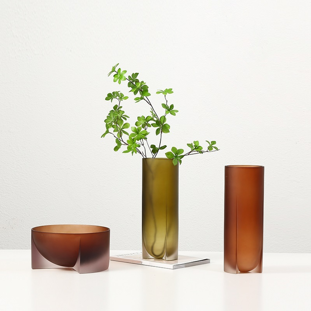 Чаша Transparent Brown bowl