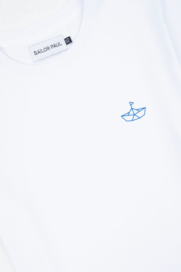 Футболка Boat Logo Tee White/blue - фото 2
