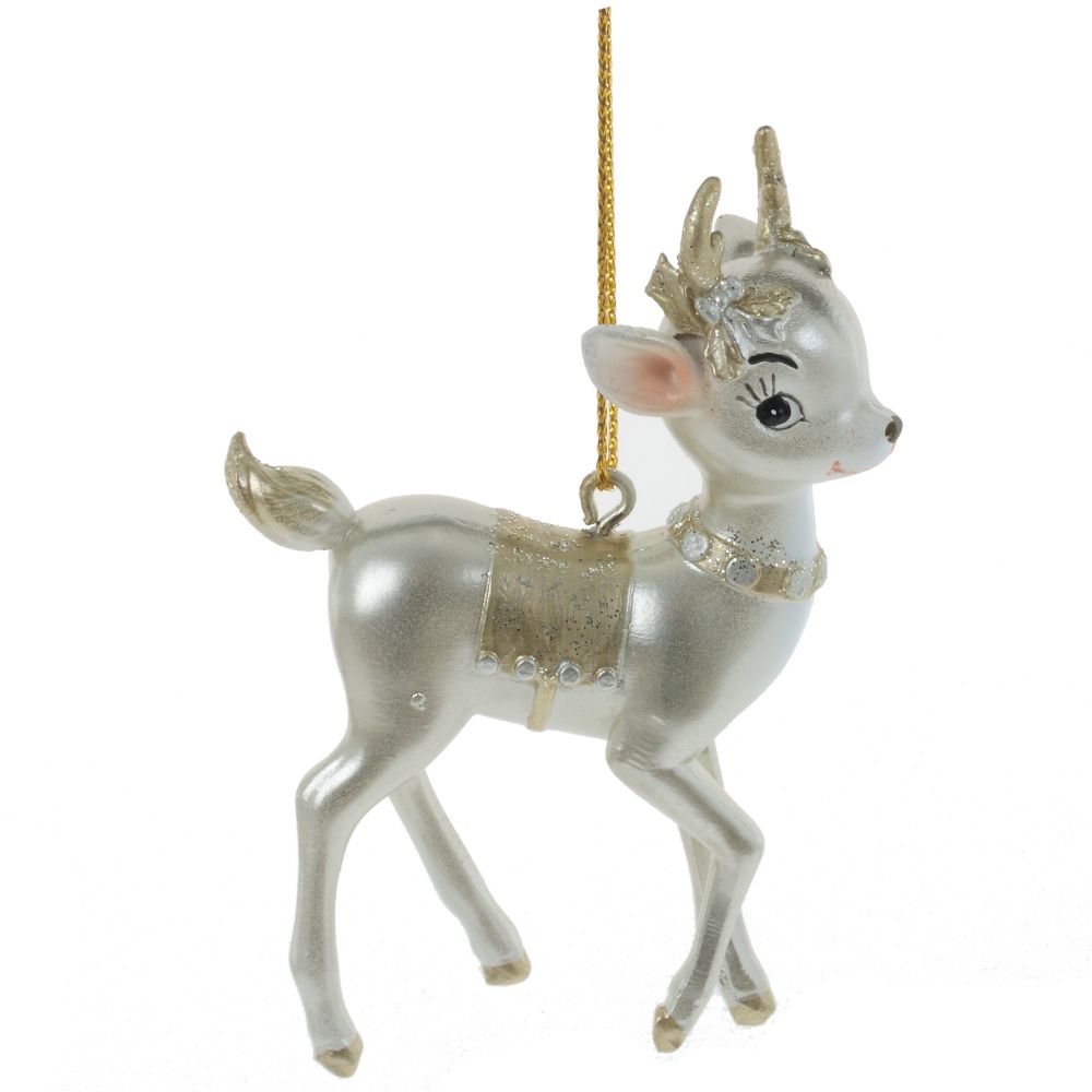 GAEM Изделие декоративное подвесное "Олень", L6 W3 H8 см, 3в.